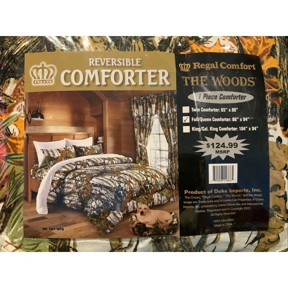 The woods camo comforter size Full / Queen